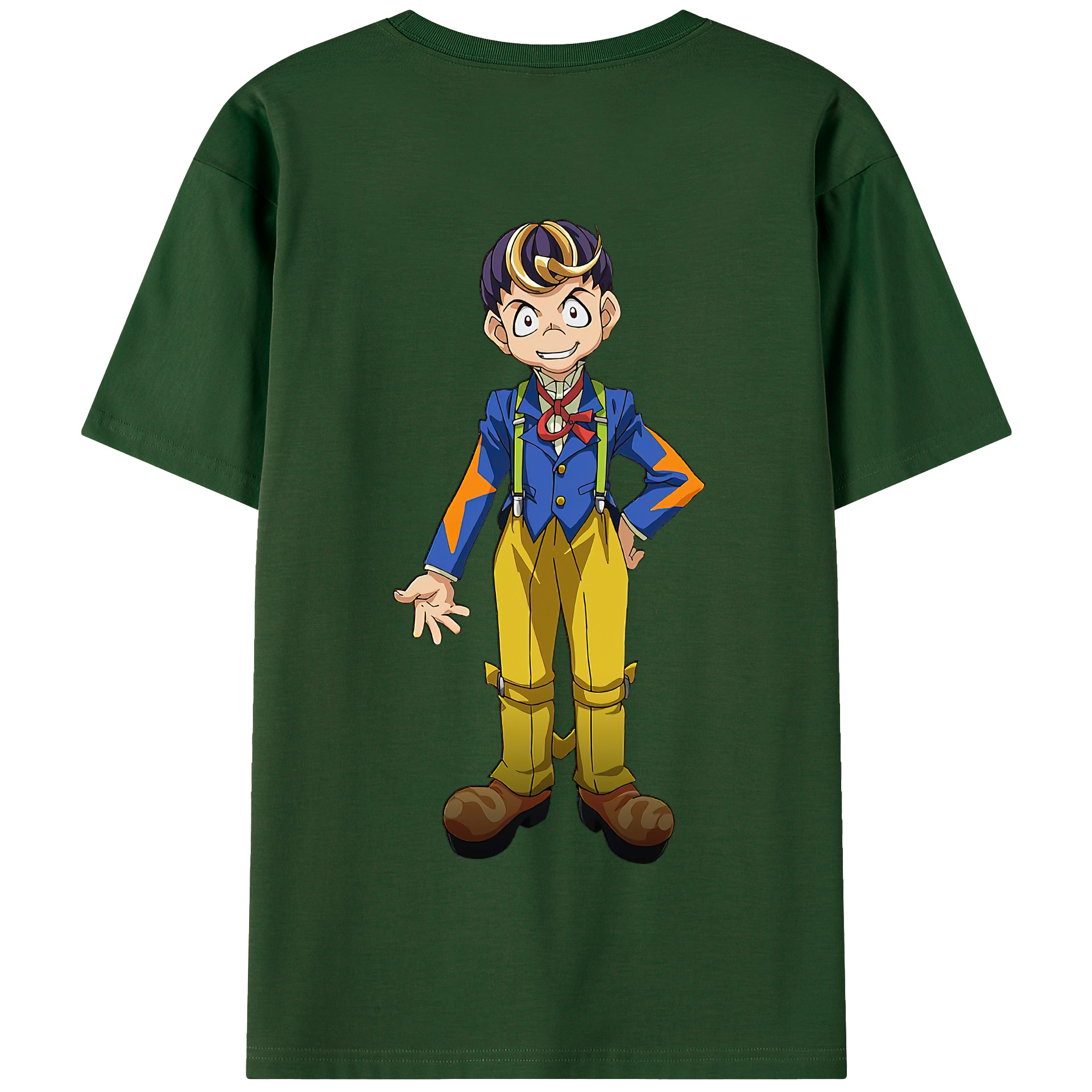 （画像用） 遊☆戯☆王 Yu-Gi-Oh! 綿100％半袖Tシャツ（背面プリント）